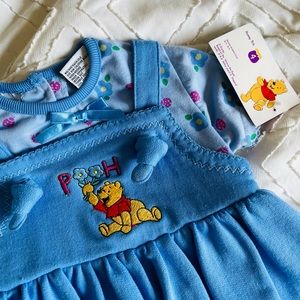 Disney Pooh 2T overall dress
